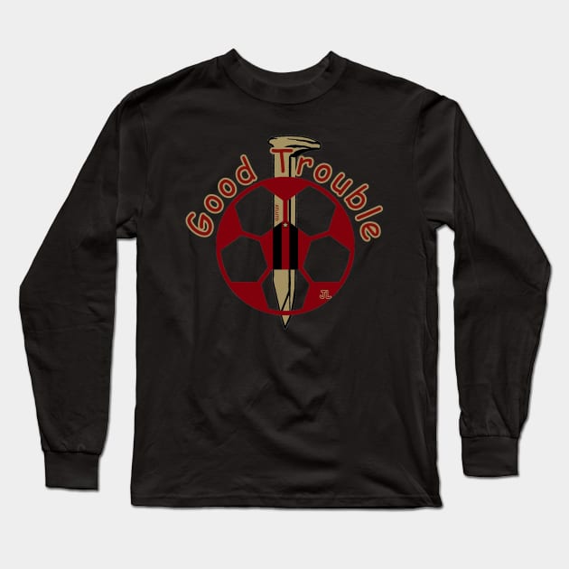 Good Trouble - ATLUTD Long Sleeve T-Shirt by PhantasyPhactory